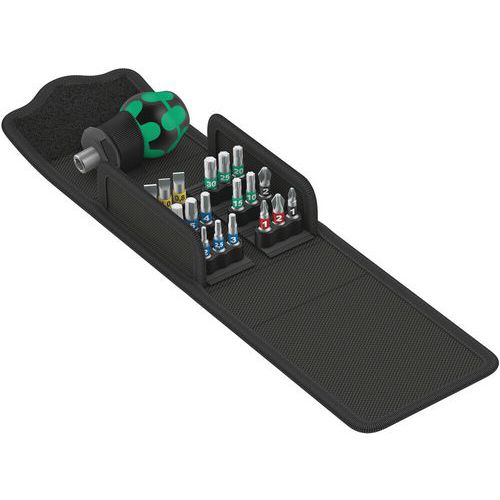 Etui d'embouts 19 pièces - Kraftform Kompakt Stubby 1 - Wera