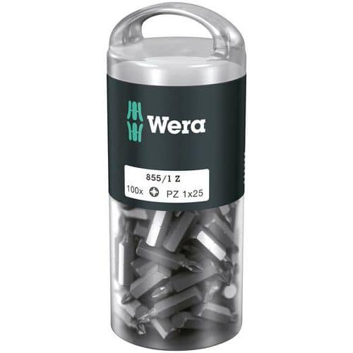 Embout Pozidriv - 855/1 Z DIY 100 SiS - Wera