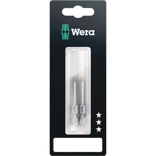 Embout extra rigide vis Torx 2 pièces - 867/4 Z SB - Wera