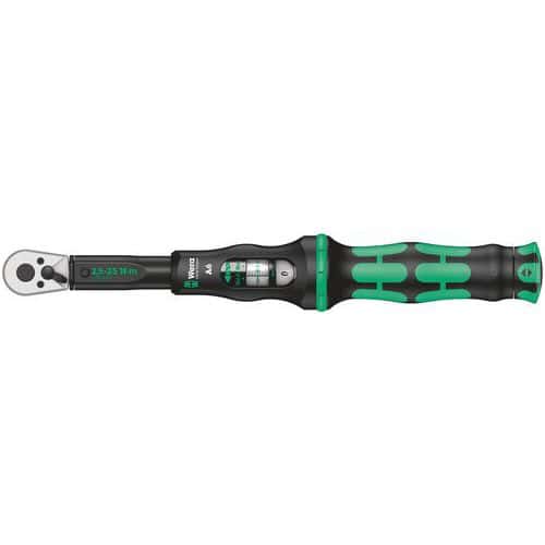 Clé dynamométrique Hex 2,5 - 25Nm - Click-Torque A 6 - Wera