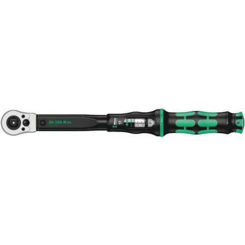 Clé dynamométrique Push 20 - 100Nm - Click-Torque C 2 Push R/L - Wera