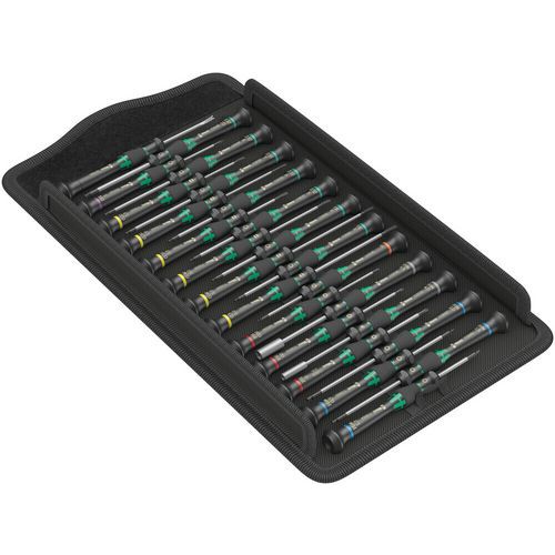 Jeu tournevis 25 pièces - Kraftform Micro Big Pack 1 - Wera