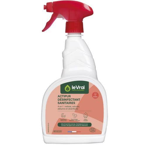 Spray détartrant désinfectant sanitaires Actipur - 750ml - Enzypin