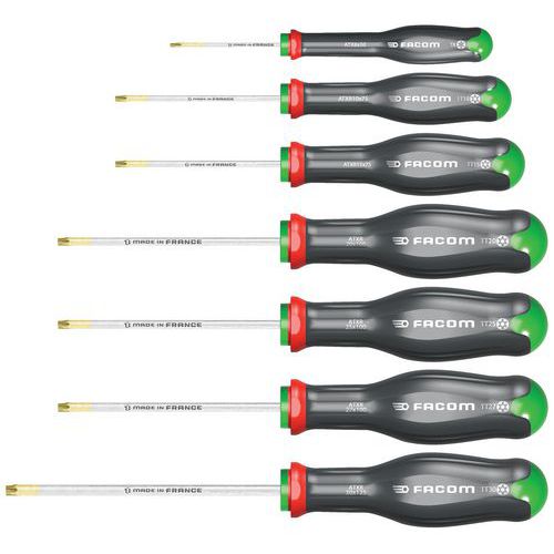 Jeu 7 tournevis prot2 Torx - Facom