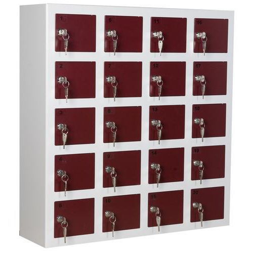 Armoire de rangement pour téléphones portables, 20 compartiments