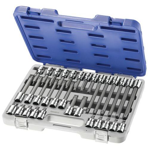 Coffret de douilles tournevis Torx® 1/2 - 32 pièces