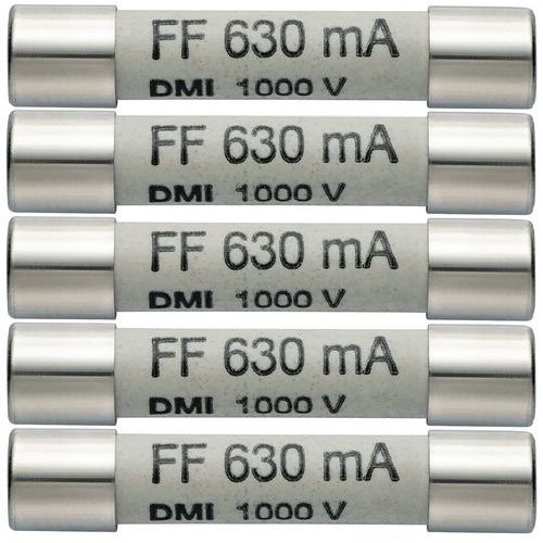 Fusibles de rechange - 630 mA / 1000 V - Testo