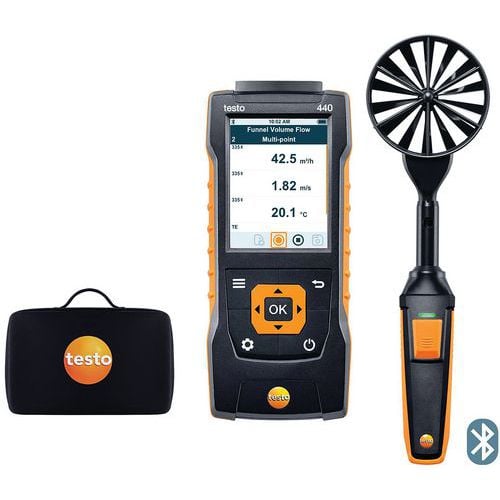 Kit hélice 100 mm avec Bluetooth® - Testo 440