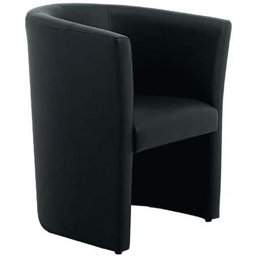 Fauteuil Pio en similicuir - Linea Fabbrica