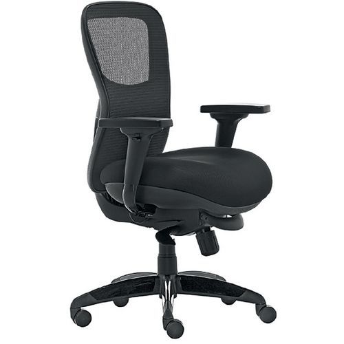 Siège de bureau ergonomique synchrone Athos - Noir