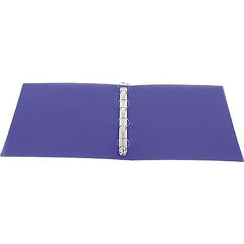 Classeur polypropylène 265x325 mm dos 40 mm 4 anneaux Ø30 mm - Purple