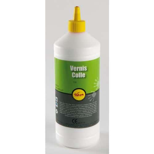 Flacon 1 litre vernis colle - Pichon