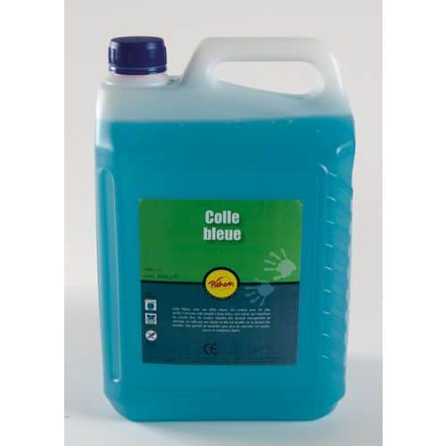 Flacon 5 litres colle bleue - Pichon