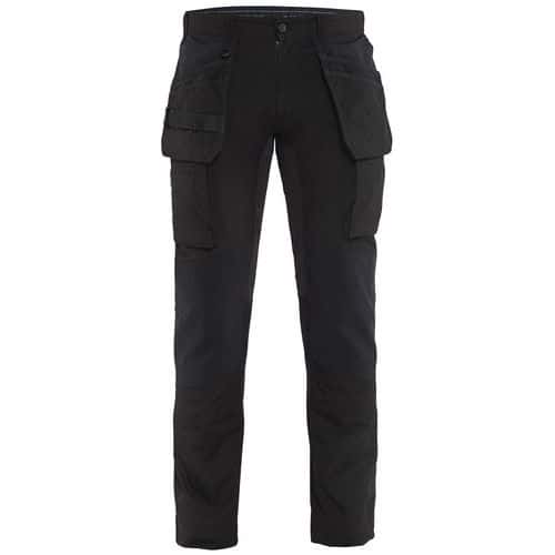 Pantalon services stretch avec poches flottantes noir