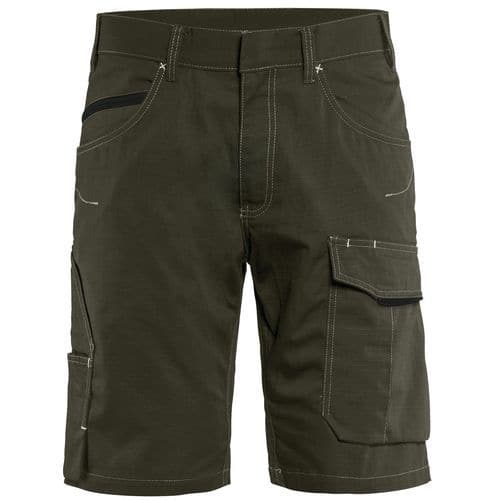 Short services vert olive/noir