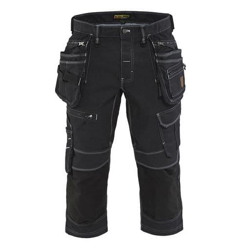 Pantacourt x1900 artisan stretch 2D noir