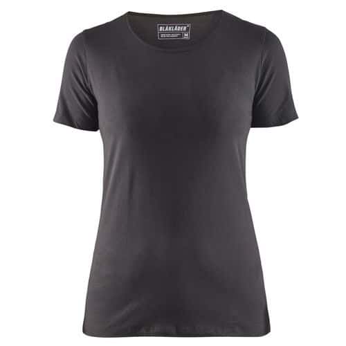 T-Shirt femme marine foncé, coupe ajustée