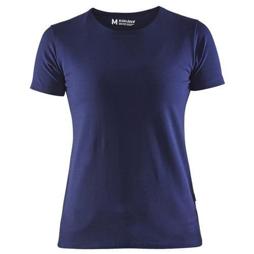 T-Shirt femme marine, coupe ajustée