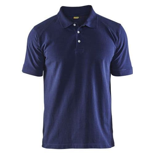 Polo piqué marine