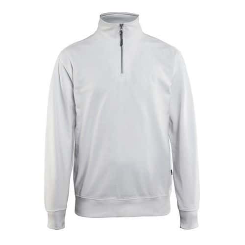 Sweat col camionneur blanc