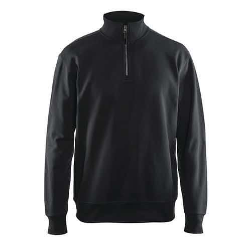 Sweat col camionneur noir