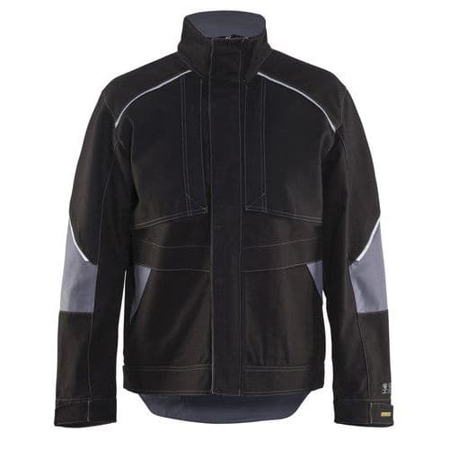 Veste retardant flamme noir/gris