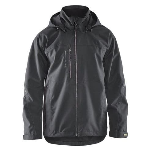 Veste hardshell gris foncé/noir