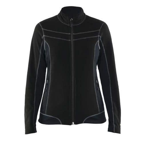 veste micropolaire femme noir