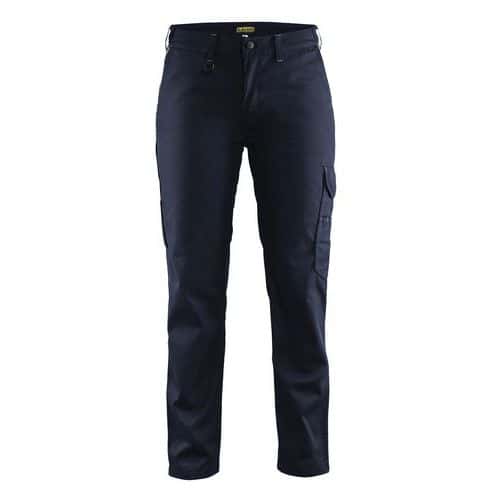 Pantalon industrie femme marine/gris