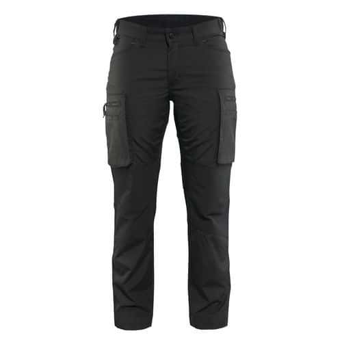 Pantalon services stretch femme noir