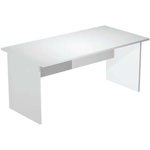 Bureau droit avec pieds panneaux Fast - 160 cm - Artarredi