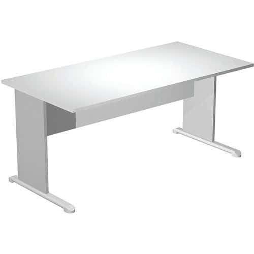 Bureau droit avec pieds L Fast - 160 cm - Artarredi