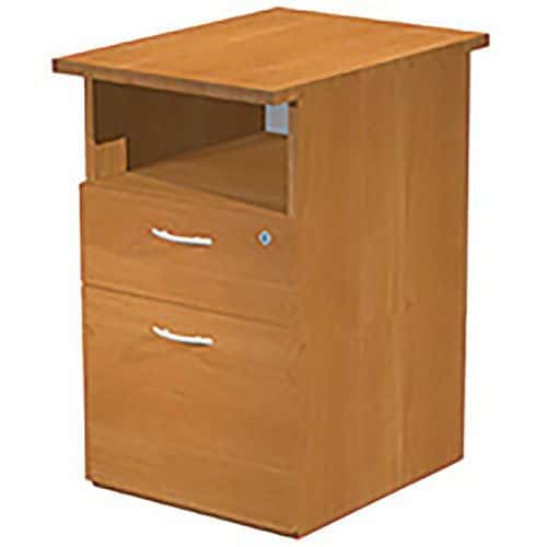 Caisson hauteur bureau demonté 2 tiroirs Fast - P 60cm - Artarredi