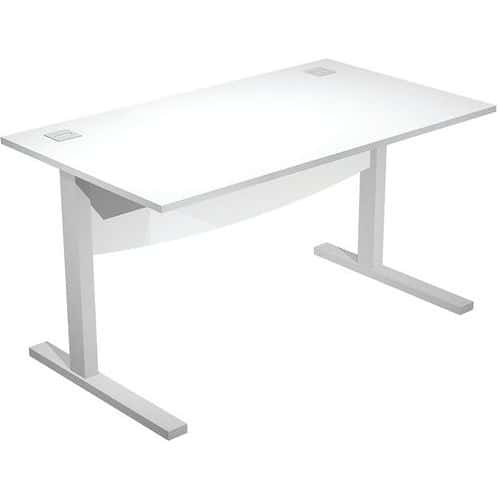 Bureau droit Visual voile de fond - 140 cm - Artarredi