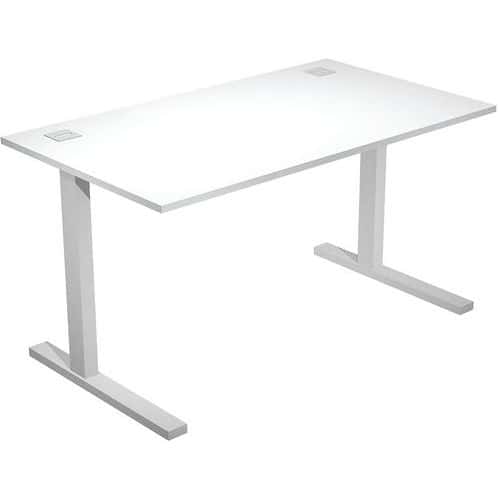 Bureau droit Visual sans voile de fond - 140 cm - Artarredi