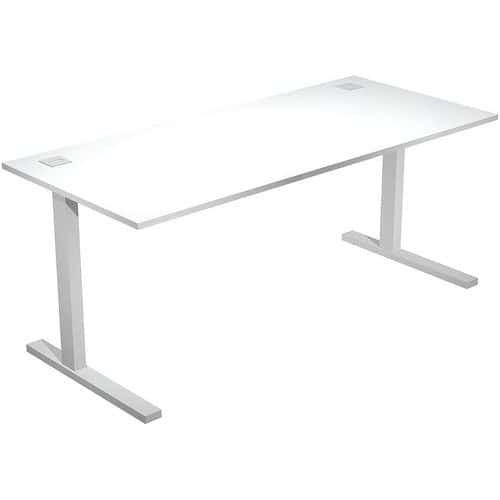 Bureau droit Visual sans voile de fond - 180 cm - Artarredi