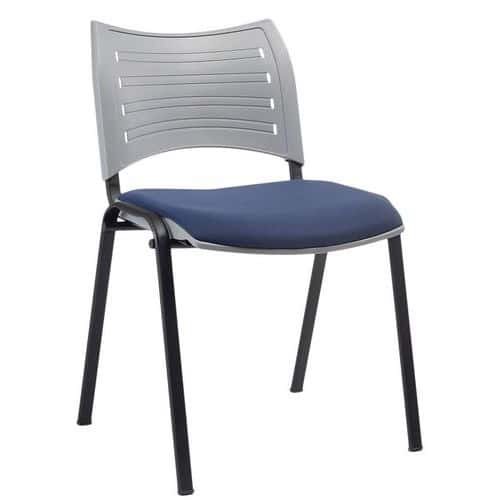 Lot de 2 chaises YUMA dos polypropylène Gris GGI