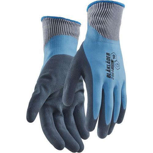 Gants de travail latex trempé - Bleu - Blåkläder