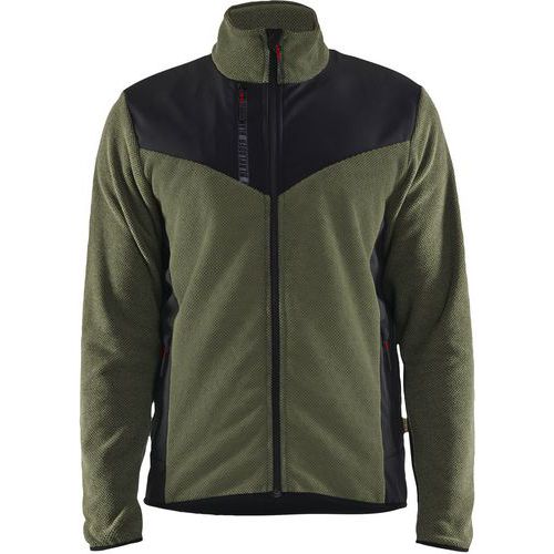 Veste tricotée vert foncé noir - Blåkläder