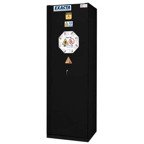 Armoire anti-feu 90 min haute pour batteries lithium-ion - Noir