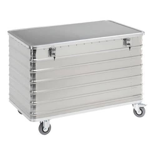 Chariot conteneur en aluminium - Capacité de 223 L à 656 L