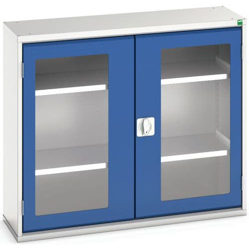 Armoire Verso Portes Transparentes Avec 2 Tablettes 1050x350x900_Bott