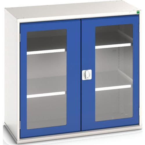 Armoire Verso Portes Transparentes Avec 2 Tablettes 1050x550x1000_Bott