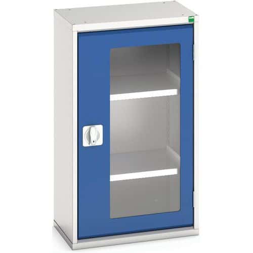 Armoire Verso Portes Transparentes Avec 2 Tablettes 525x350x900 - BOTT