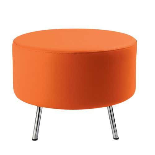 Pouf BULLE PVC pied métal GGI