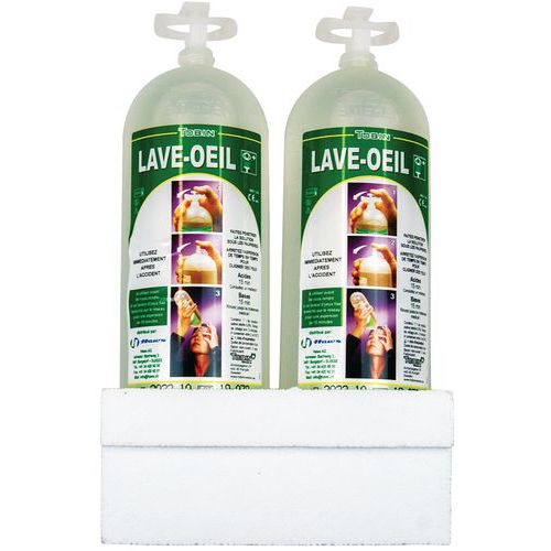 Flacon de rechange solution saline - 1 L - Lot de 2