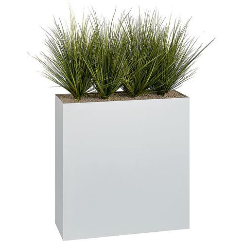 Jardinière métal sur roulettes M1 hauteur 90 cm Graminées