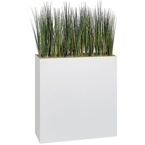 Jardinière métal sur roulettes M1 hauteur 90 cm Herbes