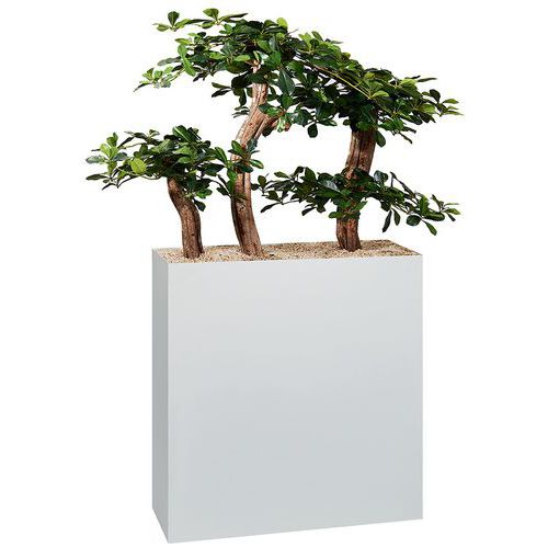 Jardinière métal sur roulettes hauteur 90 cm Bonzaï