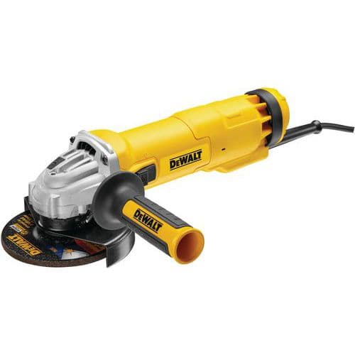 Meuleuse 1000W 125mm - interrupteur glissière - coffret - DEWALT